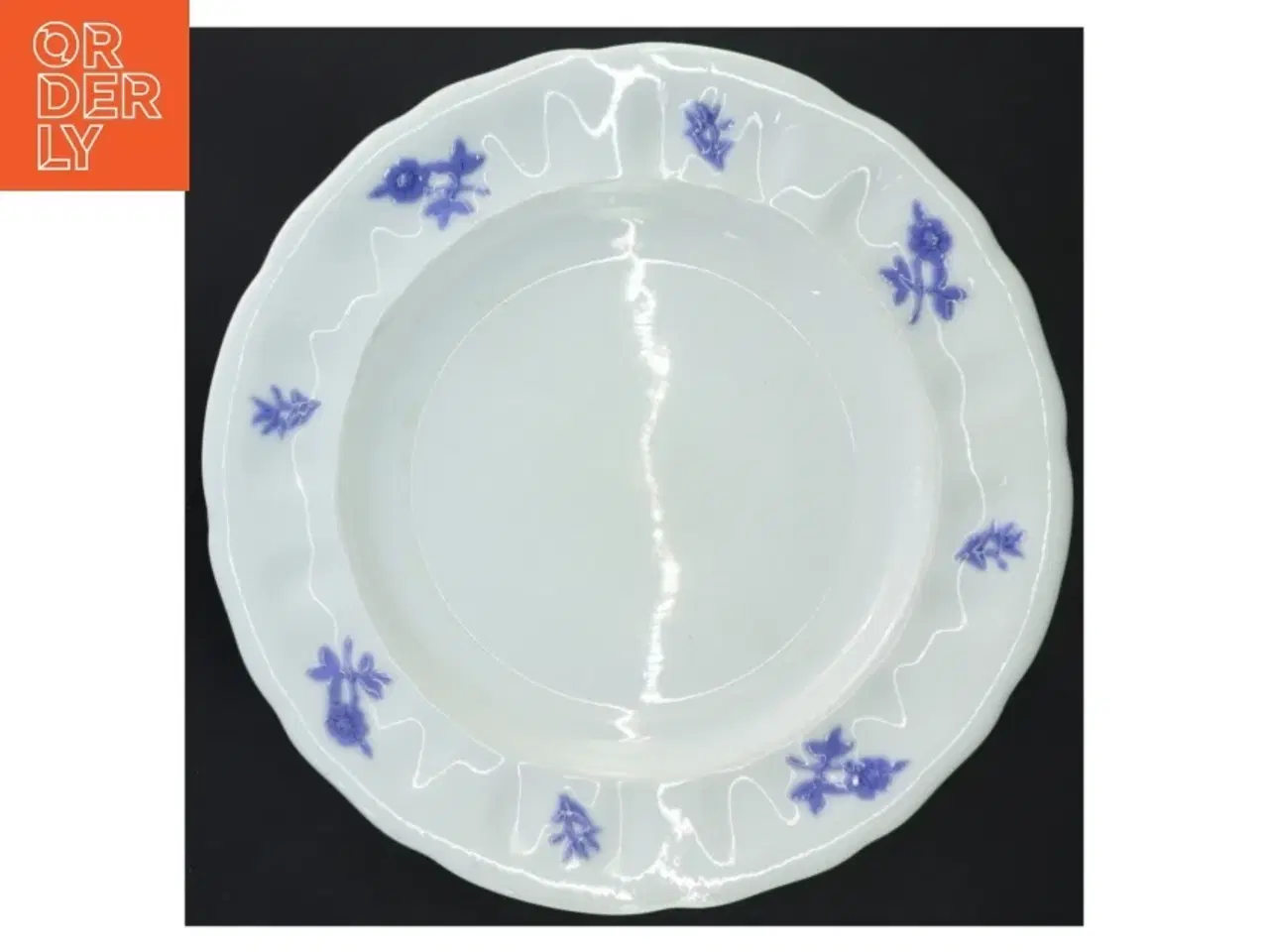 Billede 3 - 8 Gustavberg Blå Blom tallerkner (str. Ø 24,5 cm)