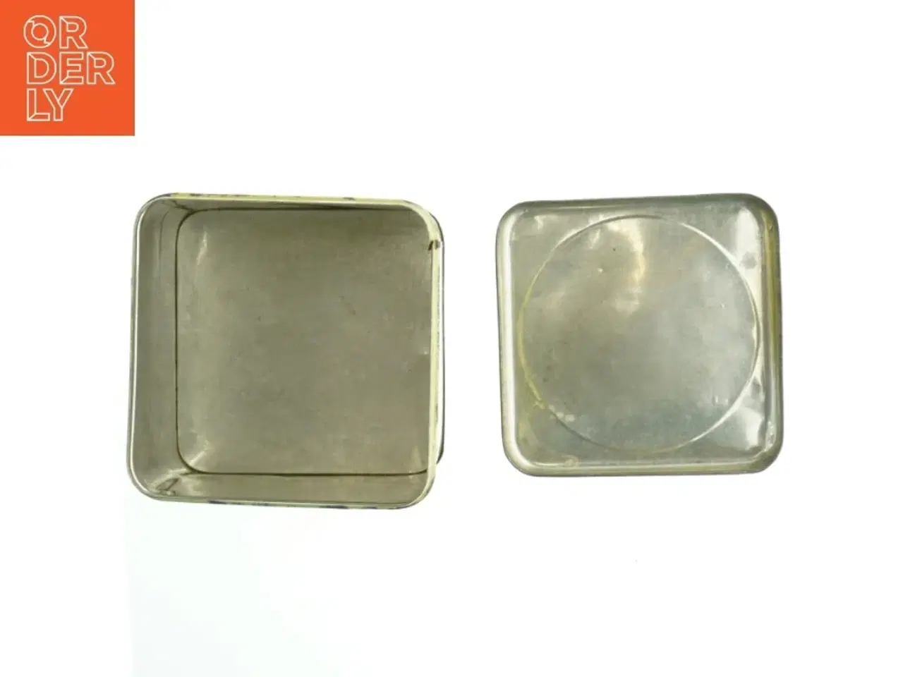 Billede 2 - Vintage H. C. Andersen metal opbevaringskasse (str. 18x18 cm)