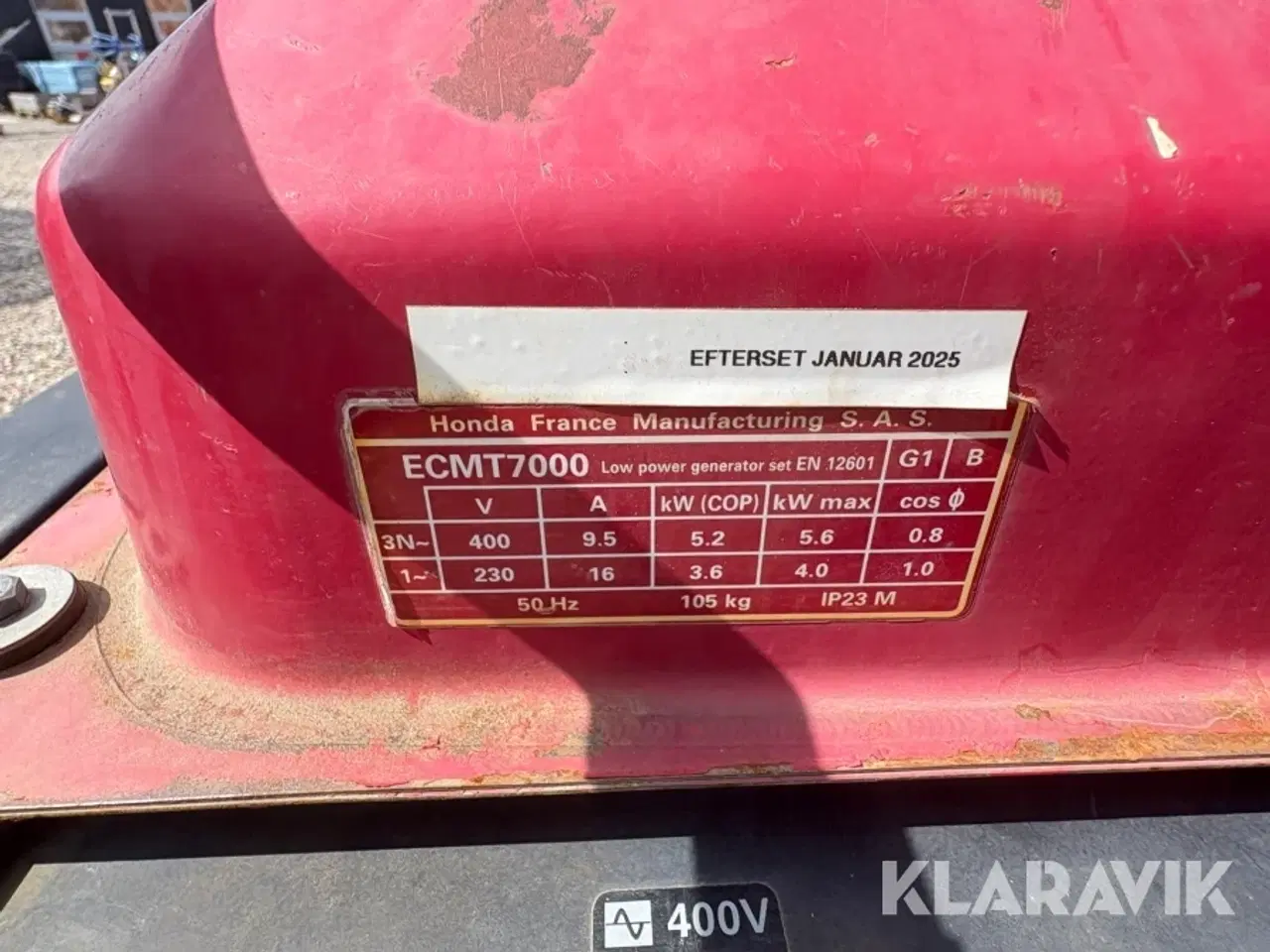 Billede 11 - Generator Honda ECMT7000