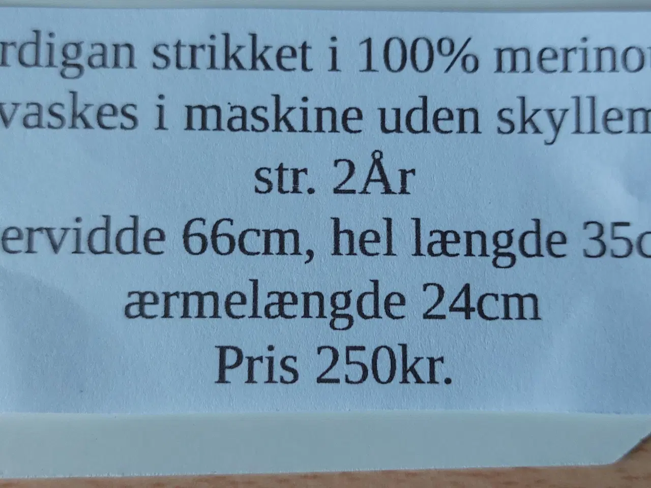 Billede 2 - Håndstrikket 