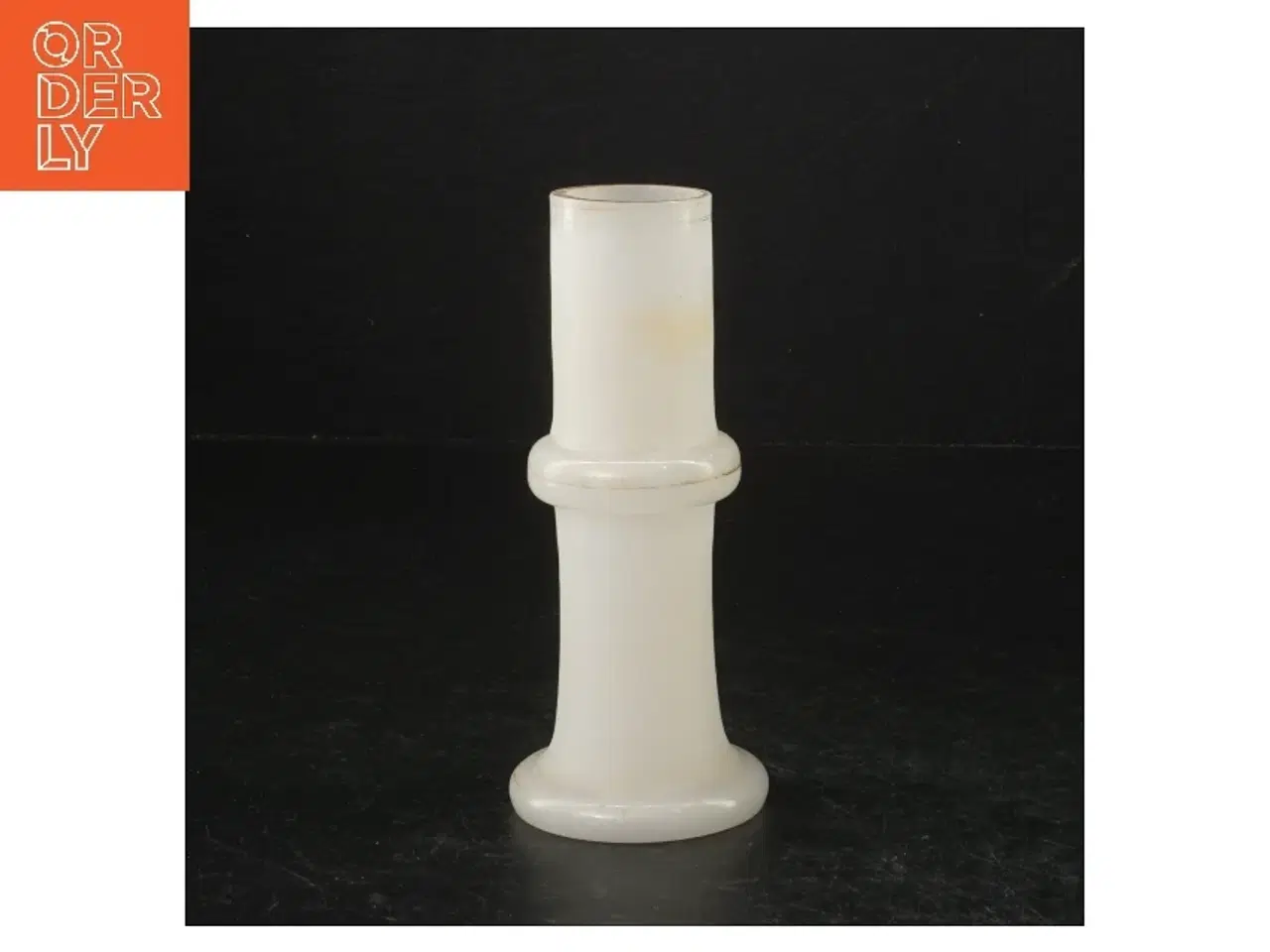 Billede 1 - Hvid porcelæns lysestage (str. 13 cm)