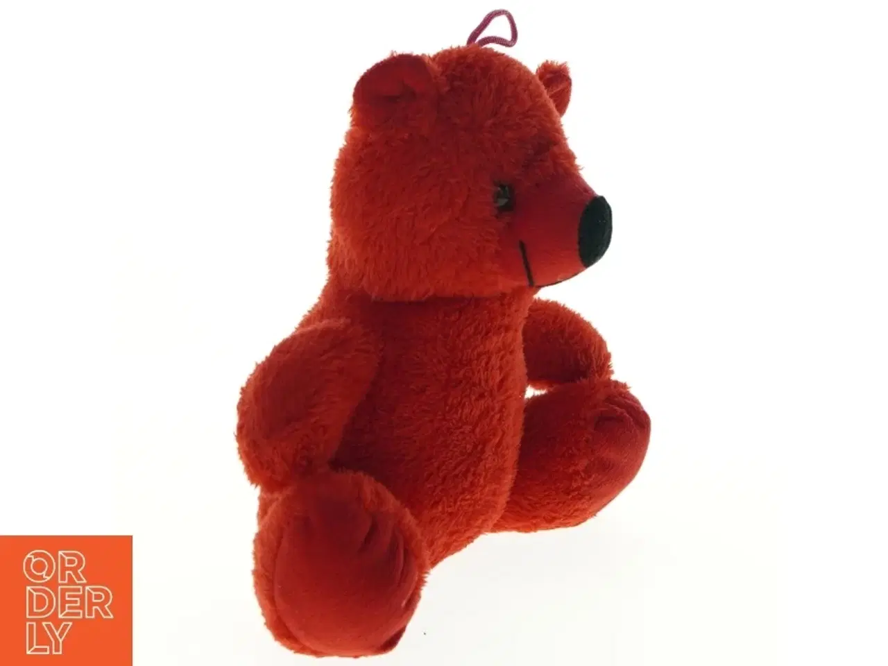 Billede 2 - Rød bamse (str. 20 cm)