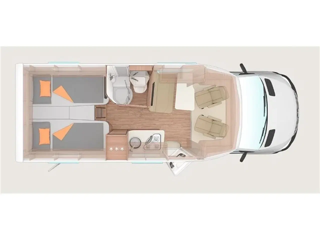 Billede 3 - 2026 - Weinsberg Pepper Edition MEG 640 Mercedes   Weinsberg CaraCompact 640 MEG Edition Pepper MB 2026 - Kan snart ses nu hos Camping-Specialisten.dk