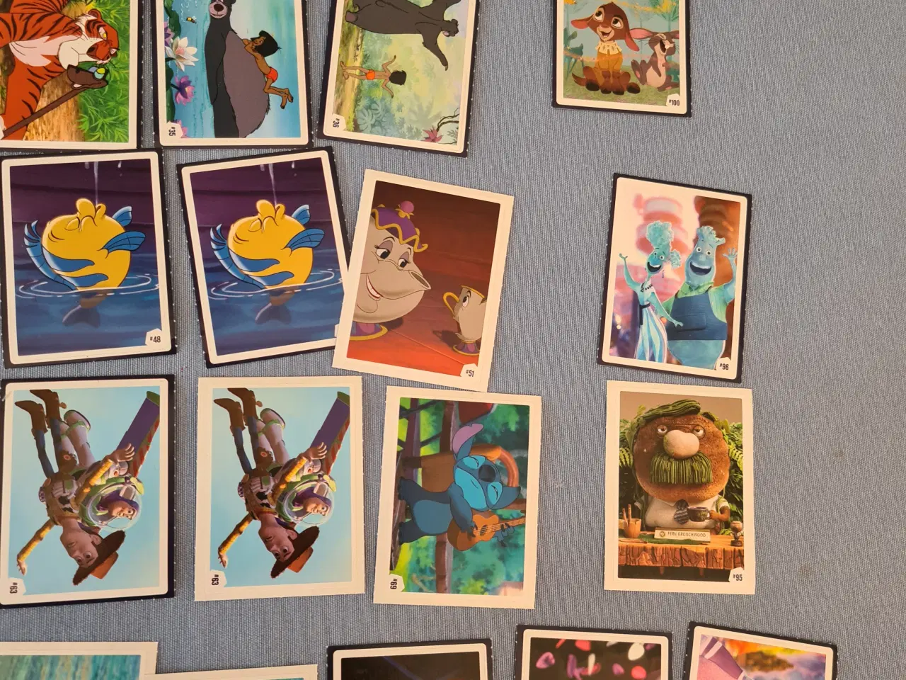 Billede 2 - 50 Disney kort - klistermærker