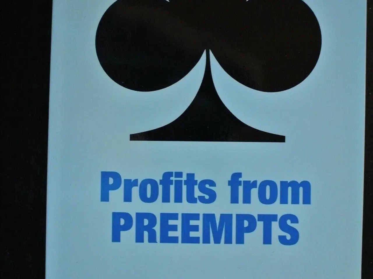 Billede 1 - profit from preempts - bridge, by c.c. wei and ron