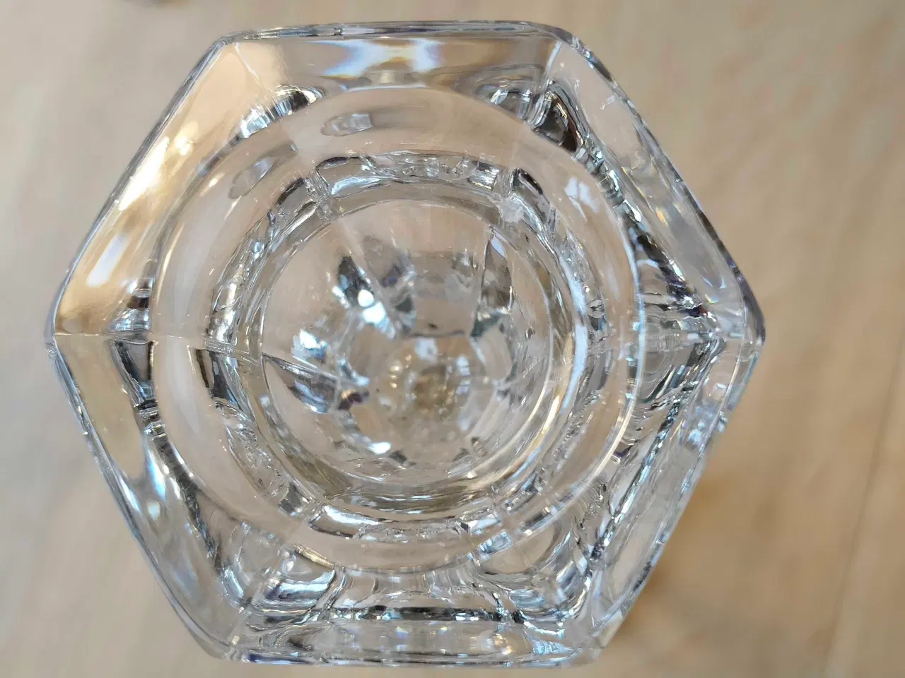 Billede 3 - Et sæt klar krystal lysestager