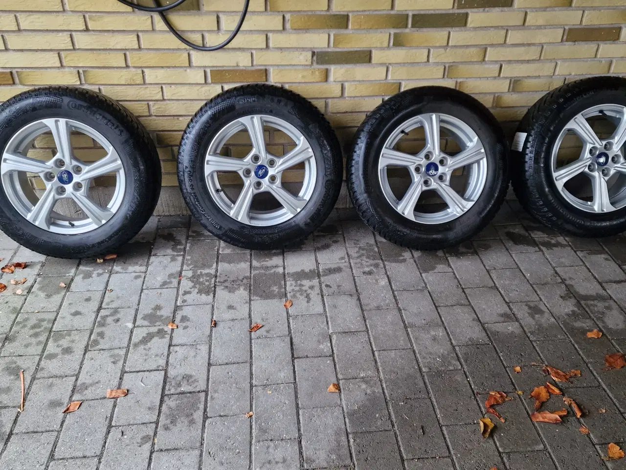 Billede 5 - Originale ford alufælge med vinterdæk