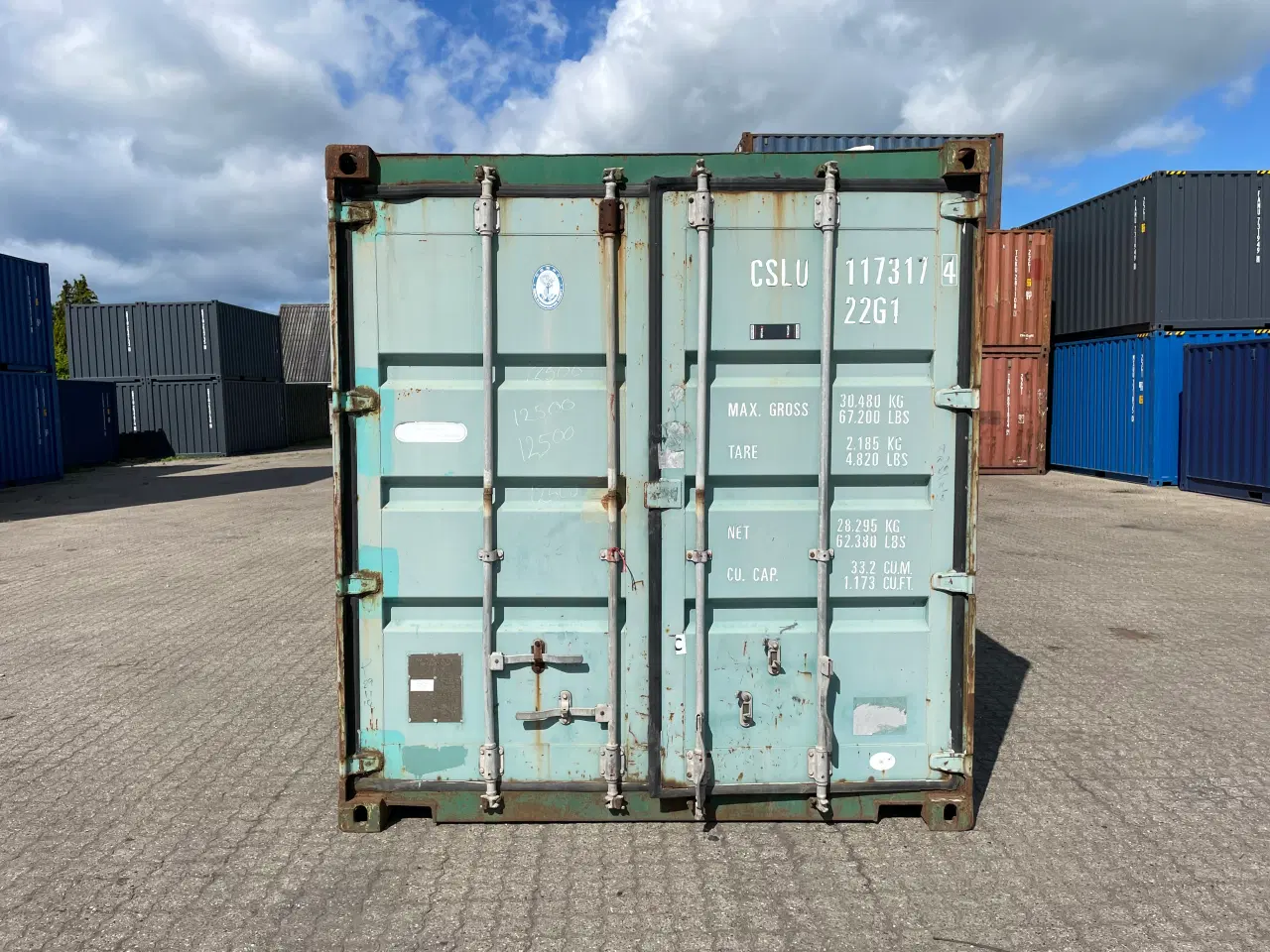 Billede 1 - 20 fods Container- ID: CSLU 117317-4