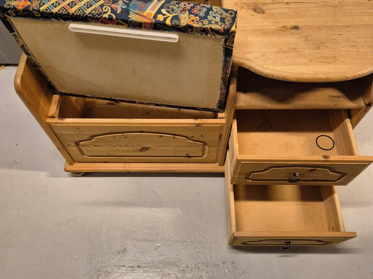 Billede 2 - Entre møbel med spejl