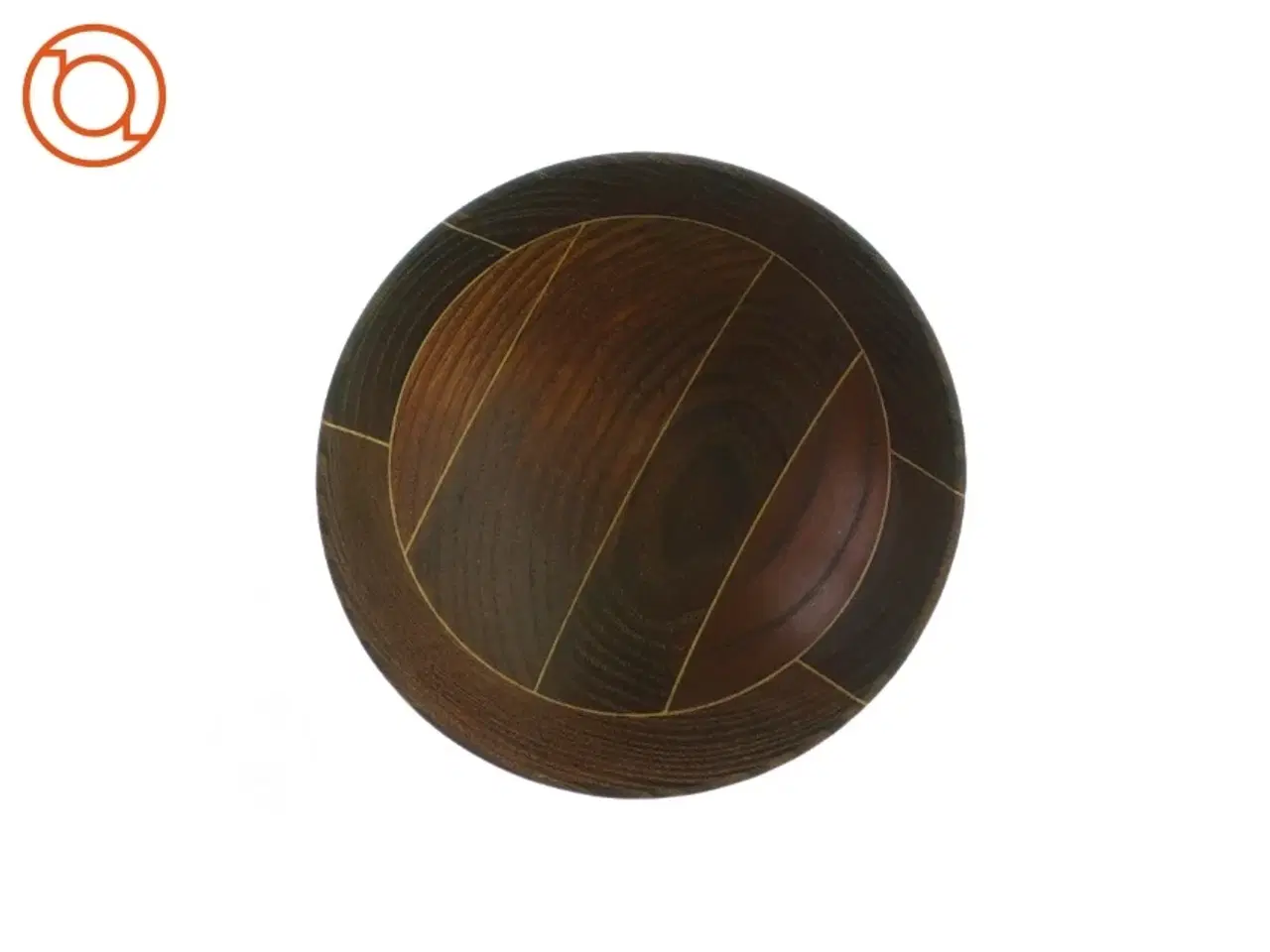 Billede 2 - Skål i træ med mønster