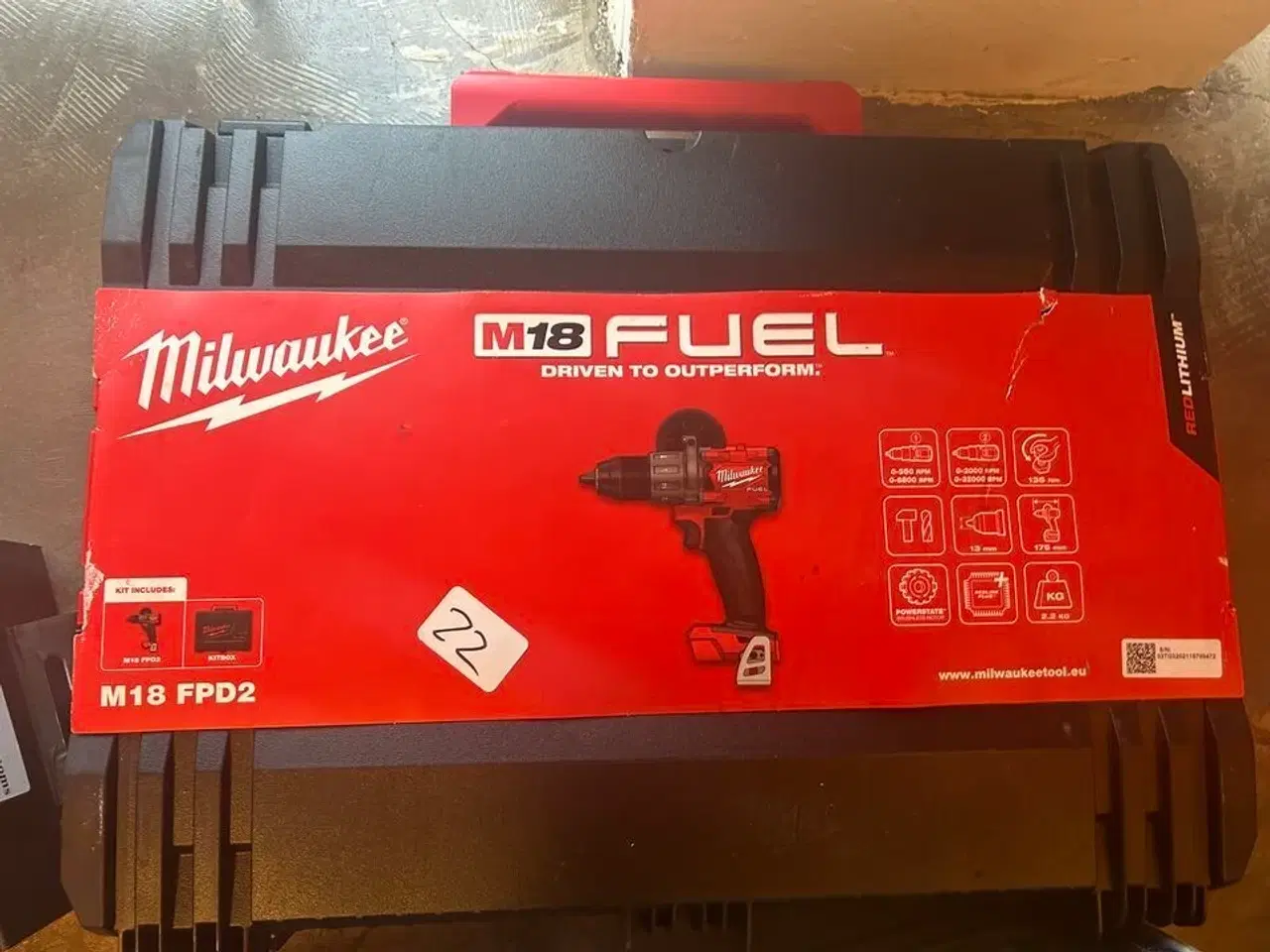 Billede 1 - Milwaukee skruemaskine M18 FPD2