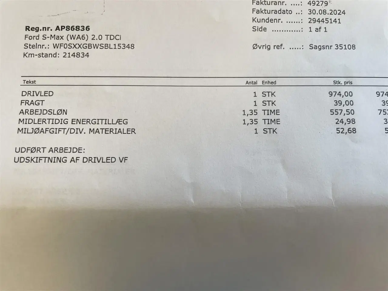 Billede 17 - Ford S-Max 2,0 TDCi DPF Titanium 163HK 6g Aut.