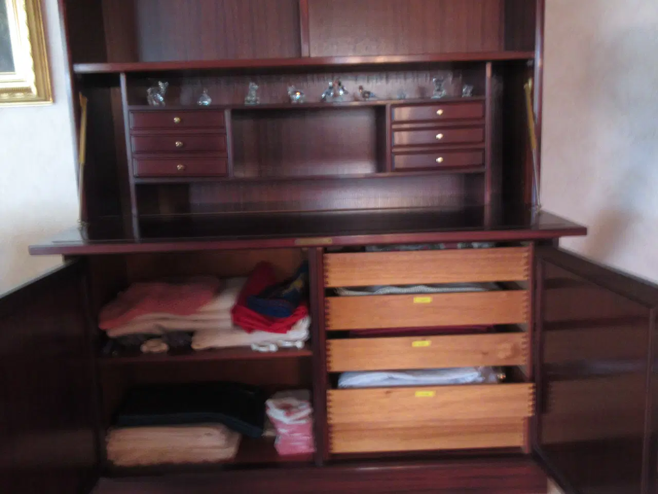 Billede 8 - Mahogni reol 3 sektioner