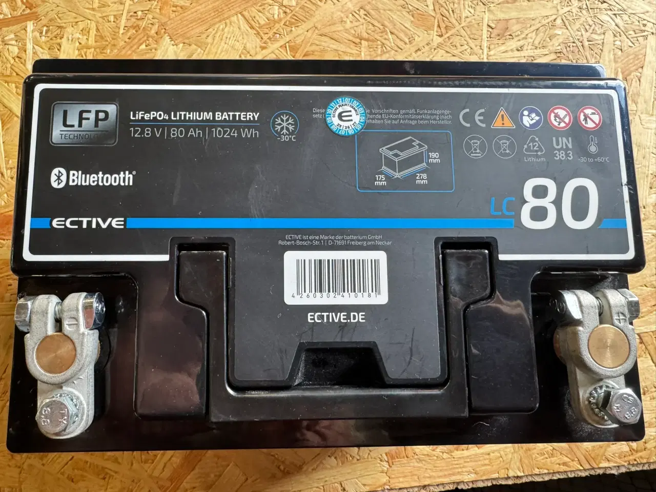Billede 1 - 80Ah LifePO4 lithium batteri med Bluetooth - nyt