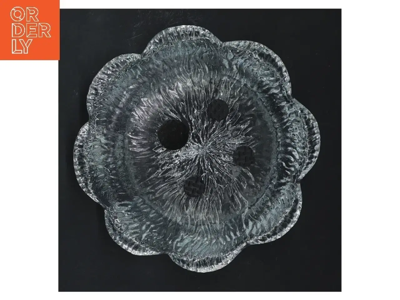 Billede 2 - Glas lysestage (str. 14x7 cm)