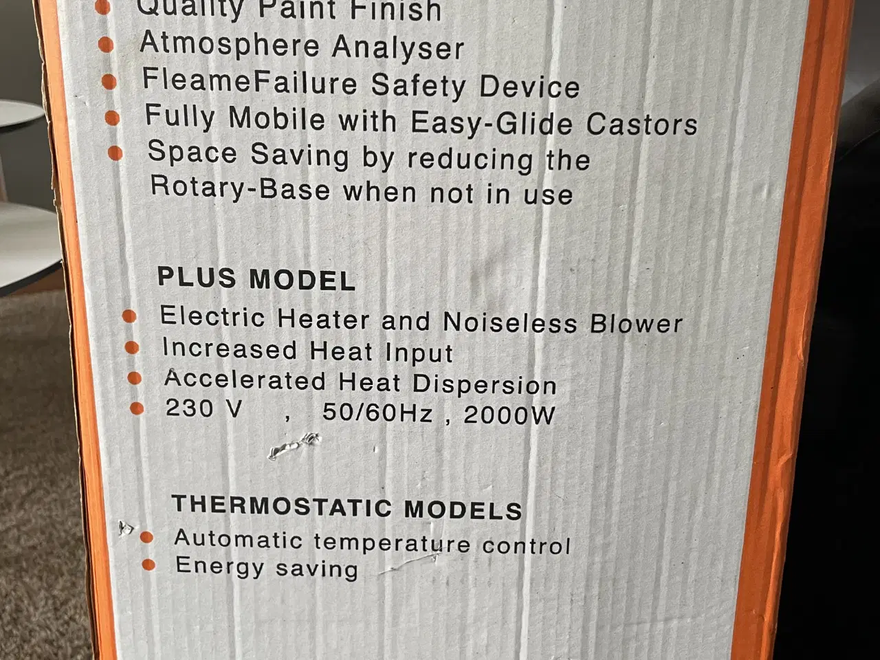 Billede 4 - Watex gasovn sort m.elektrisk tænding