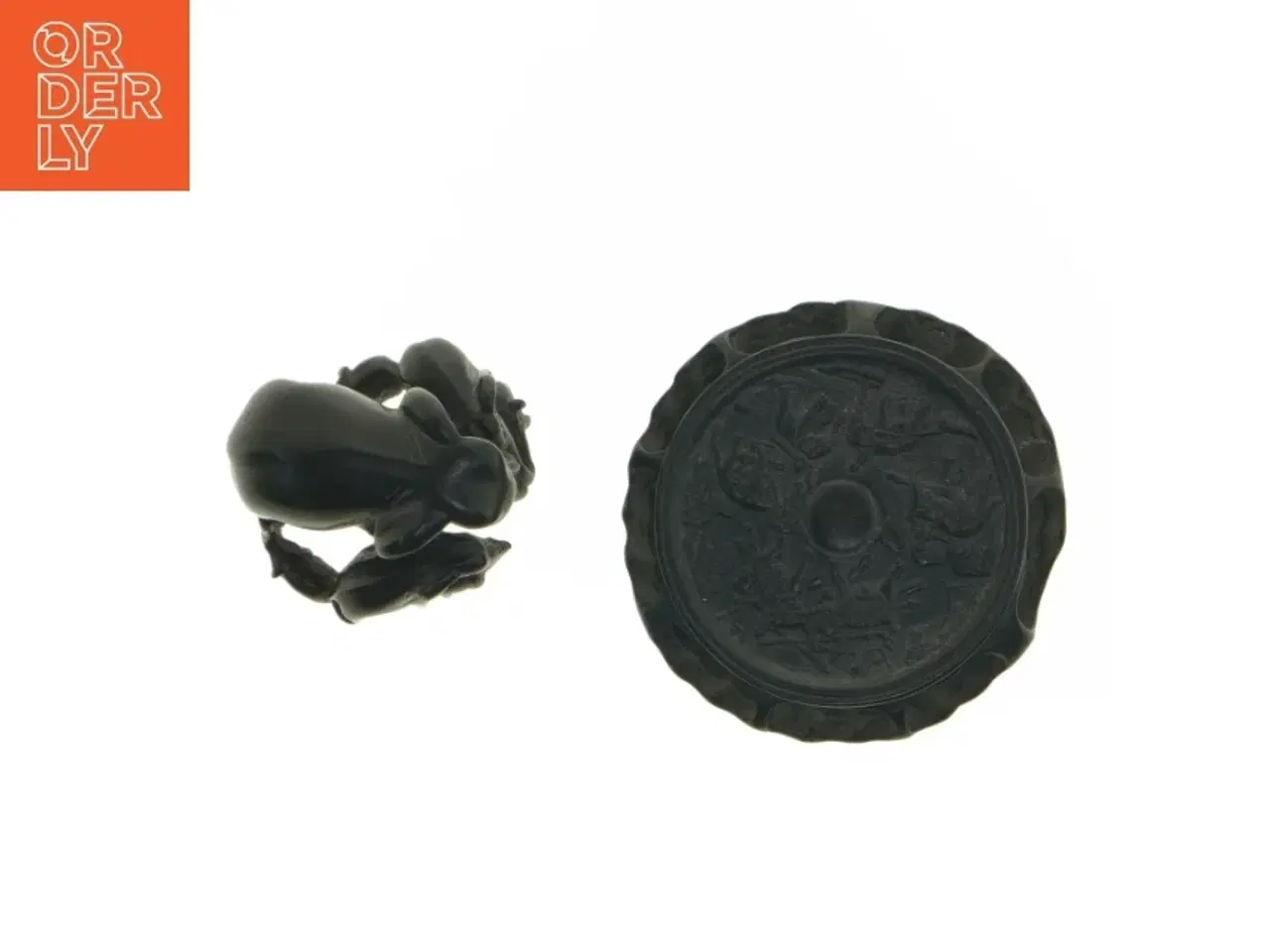 Billede 6 - Elefant skulptur i sort  (str. 8,5 x 9,5 cm)