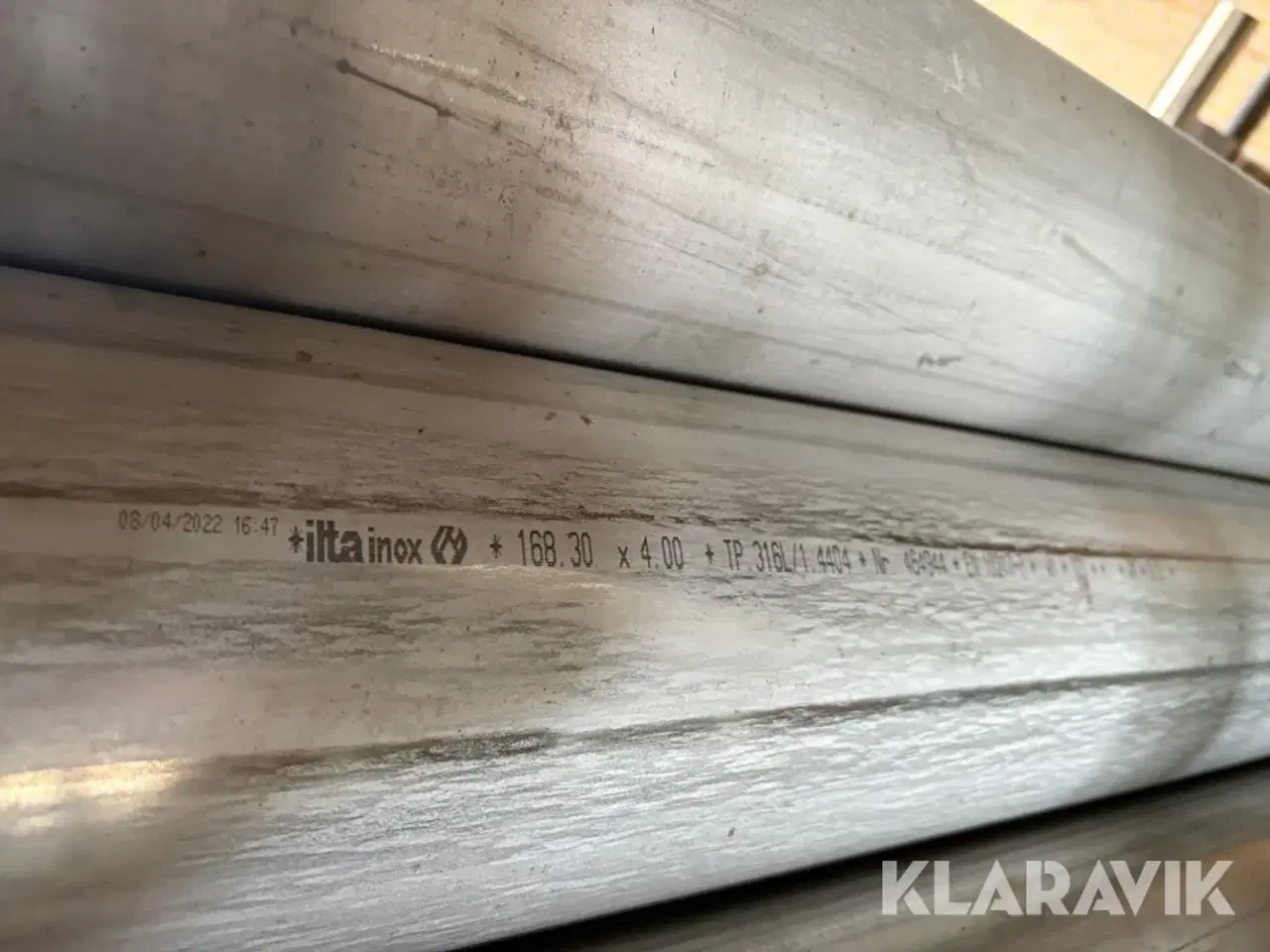 Billede 8 - Syrefast Rustfristål rør 12 styk