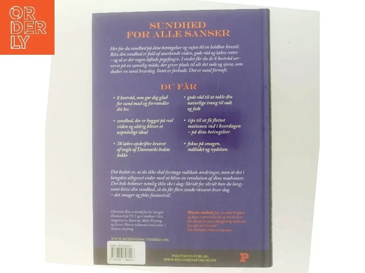 Billede 3 - Bitz din sundhed : fra råd til retter af Christian Bitz (Bog)