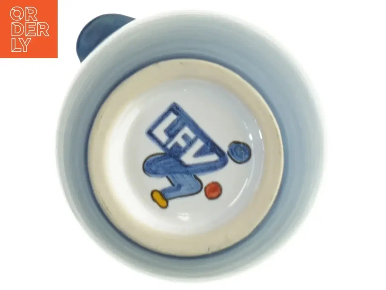Billede 2 - Blå keramikkande fra Werkstatt Schaedler Keramik (str. H. 17,5 cm ø. 8 cm)