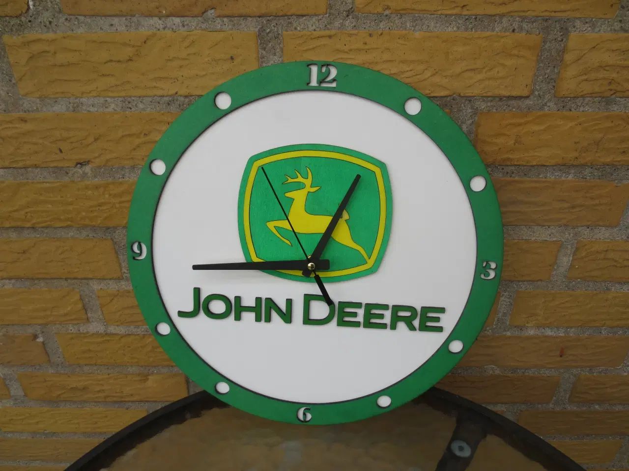 Billede 1 - 1 stk Ny John Deere Vægur 