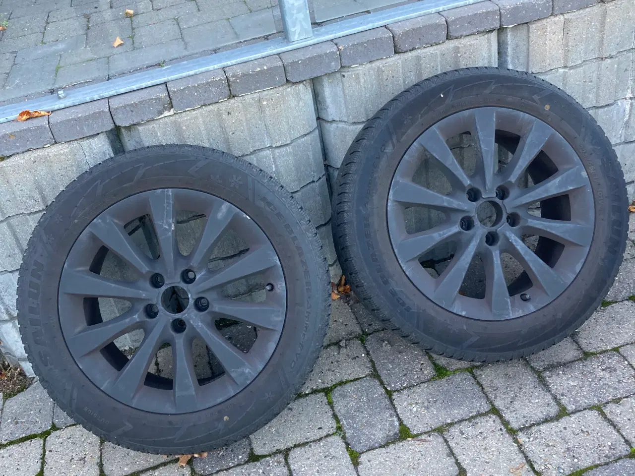 Billede 2 - 4 stk. Alufælg med Vinterdæk 225/55/17 til Audi A6