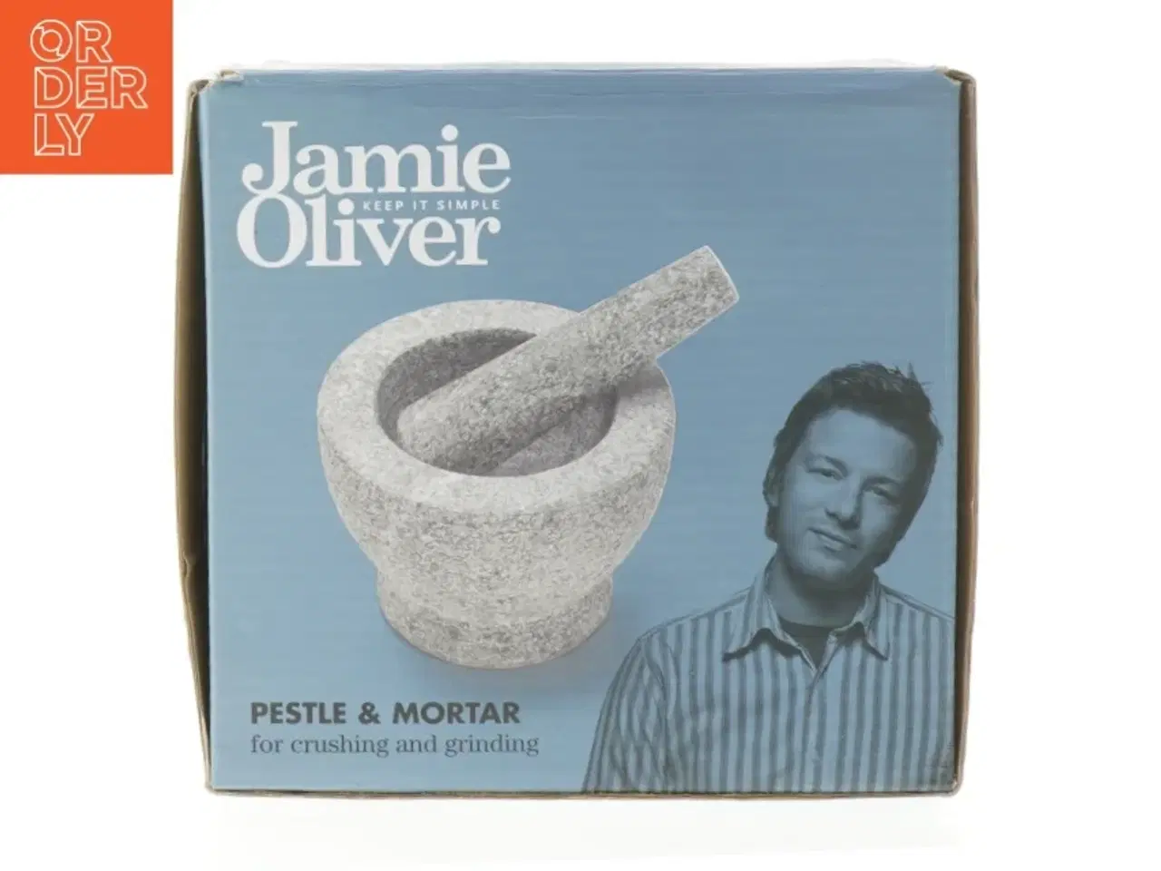 Billede 3 - Grantræ morter og støder fra Jamie Oliver (str. Ø. 15 cm længde. 11 cm)