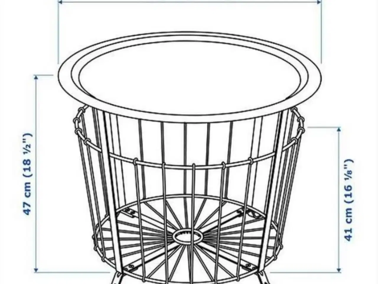 Billede 2 - Lækkert sort metalbord