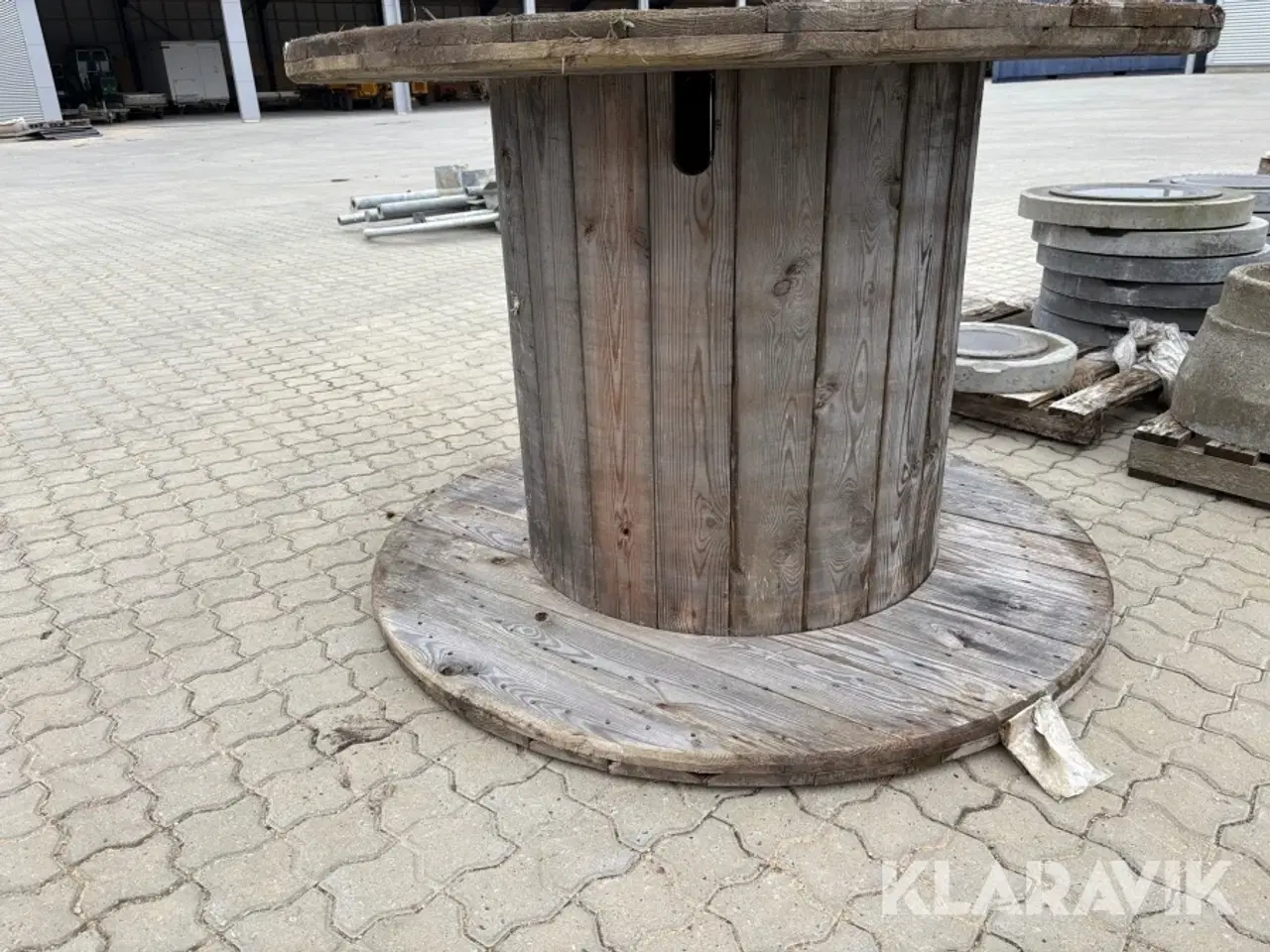 Billede 7 - Lot: Kabeltromler Diameter: 1400/700 mm 2 styk