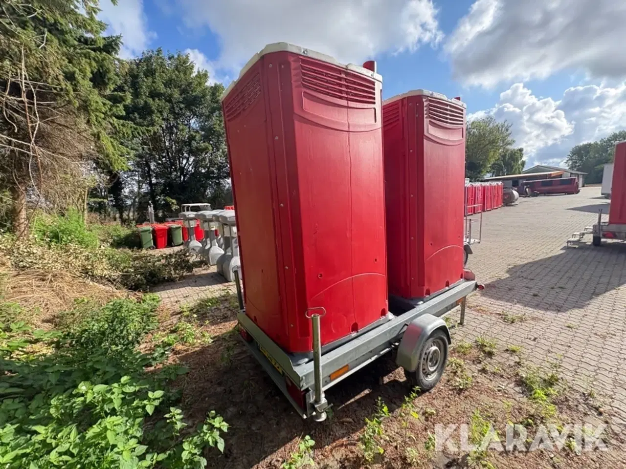 Billede 5 - Dobbelt toilet trailer Stema F 7515