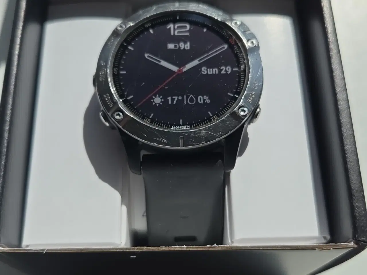 Billede 1 - Garmin Fenix 6 smartwatch. Kan sendes.