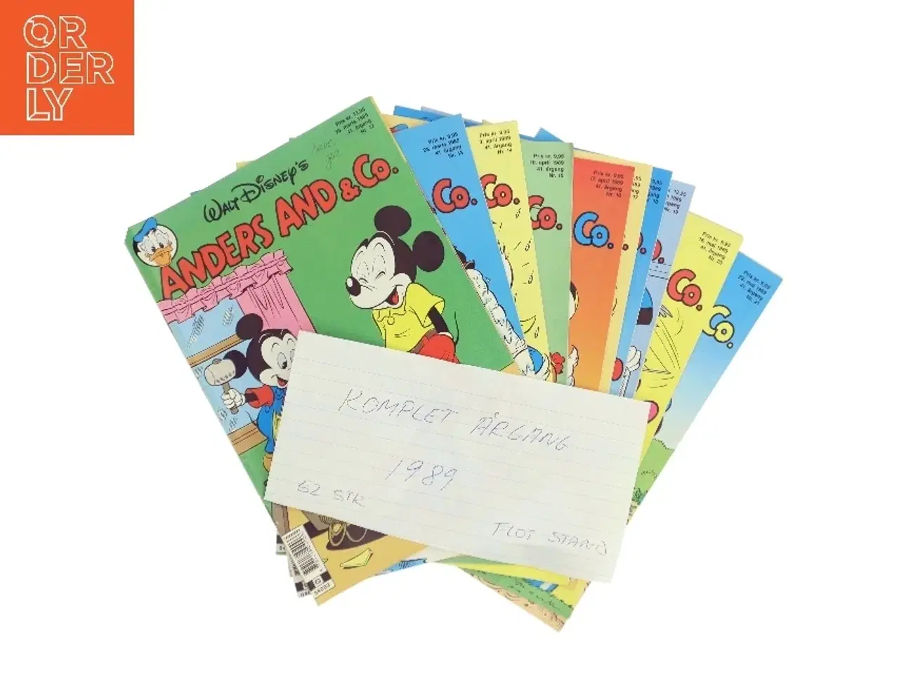 Billede 4 - Komplet årgang 1989 Anders And & Co. af Disney (Bog)