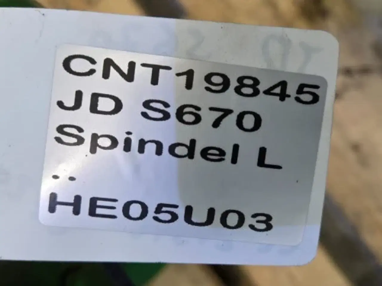 Billede 21 - John Deere S670 Spindel L. DE31067