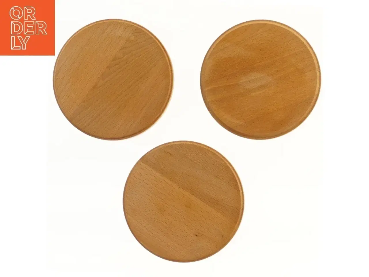 Billede 2 - Runde træbakker (str. Ø 16 cm)