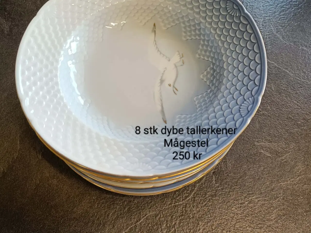 Billede 3 - Mågestel /m Guldkant