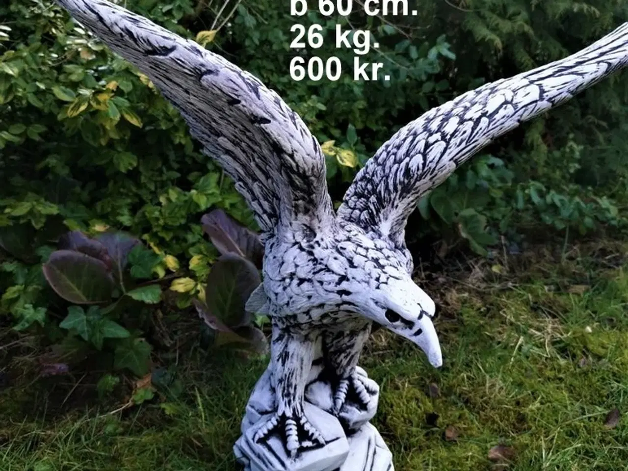 Billede 8 - HAVEFIGUR - ØRN -flere modeller - frostsikre