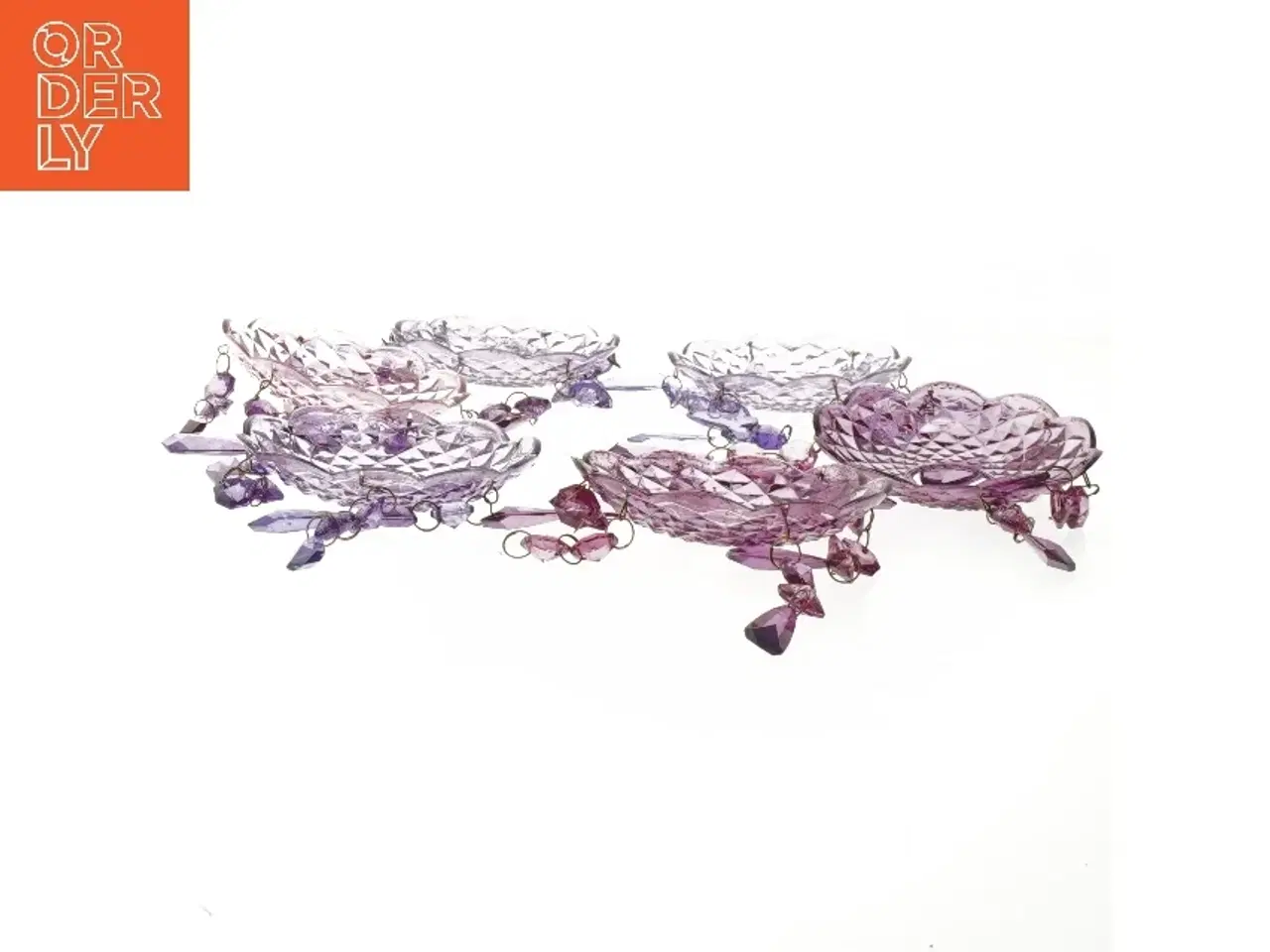 Billede 3 - Dekorative lysmanchetter med prismer (str. 10 cm)