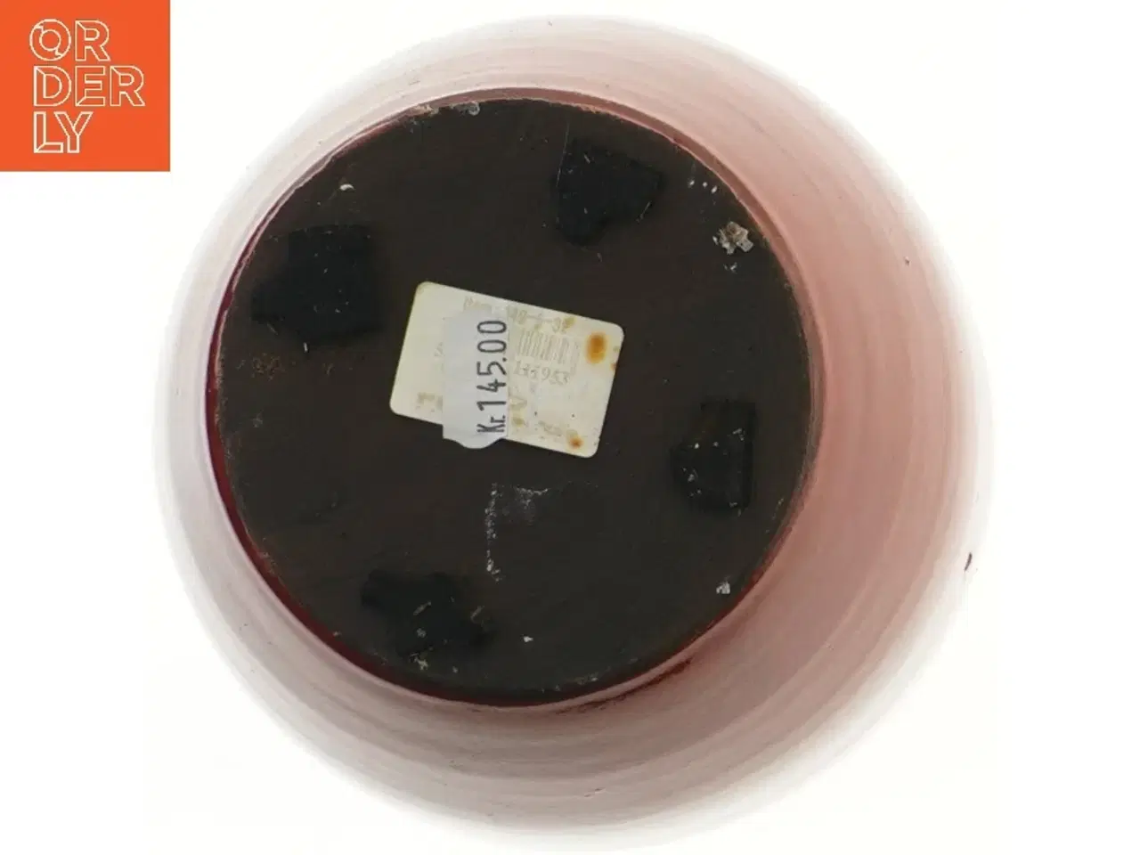 Billede 3 - Rød vase, 12x32 cm (str. 12x32 cm)