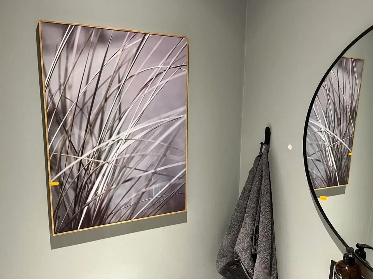 Billede 2 - Toiletspejl, Billede, Knage, Hylde