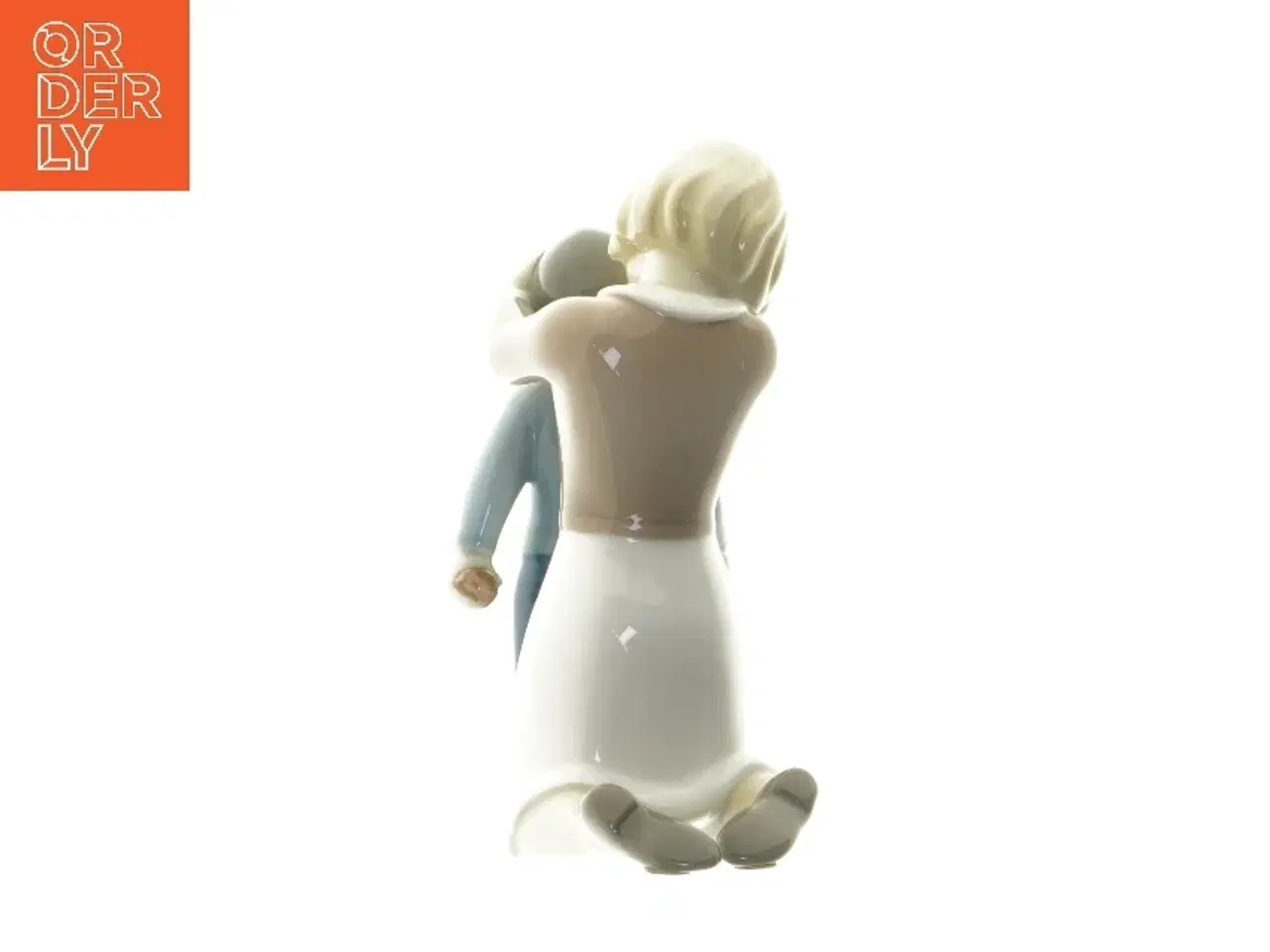 Billede 5 - Porcelænsfigur af børn der leger blindebuk fra B&G (str. 16,5 cm)