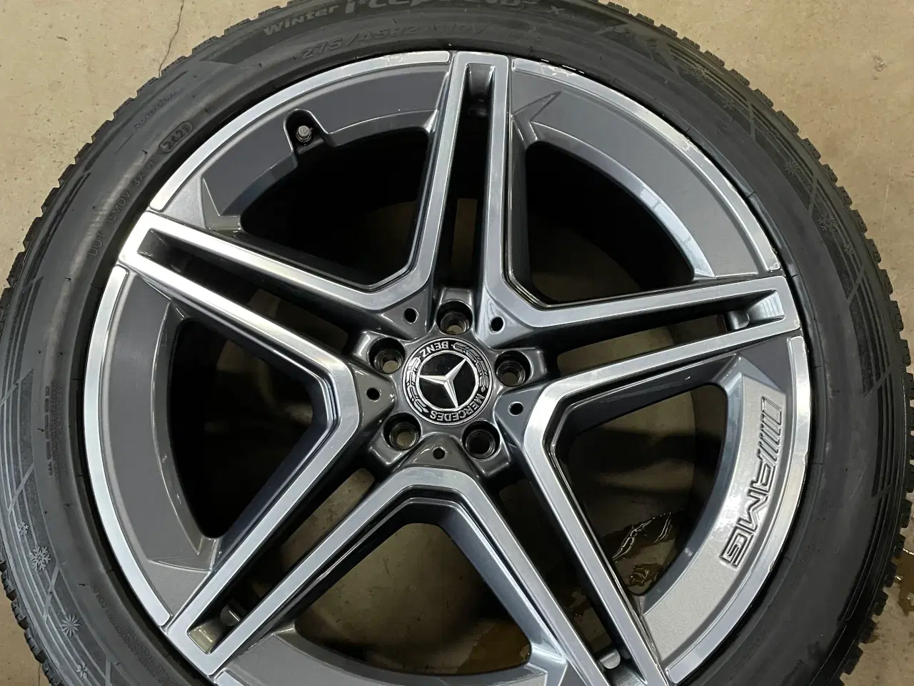 Billede 1 - 4 komplet vinterhjul original 21” AMG fælge 