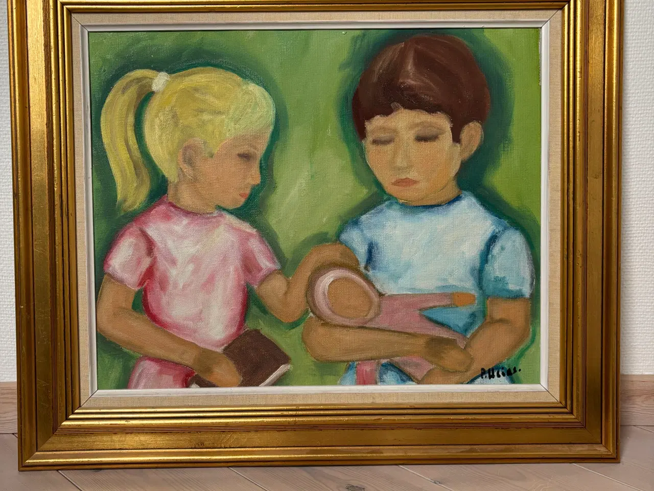 Billede 1 - Maleri med børn 