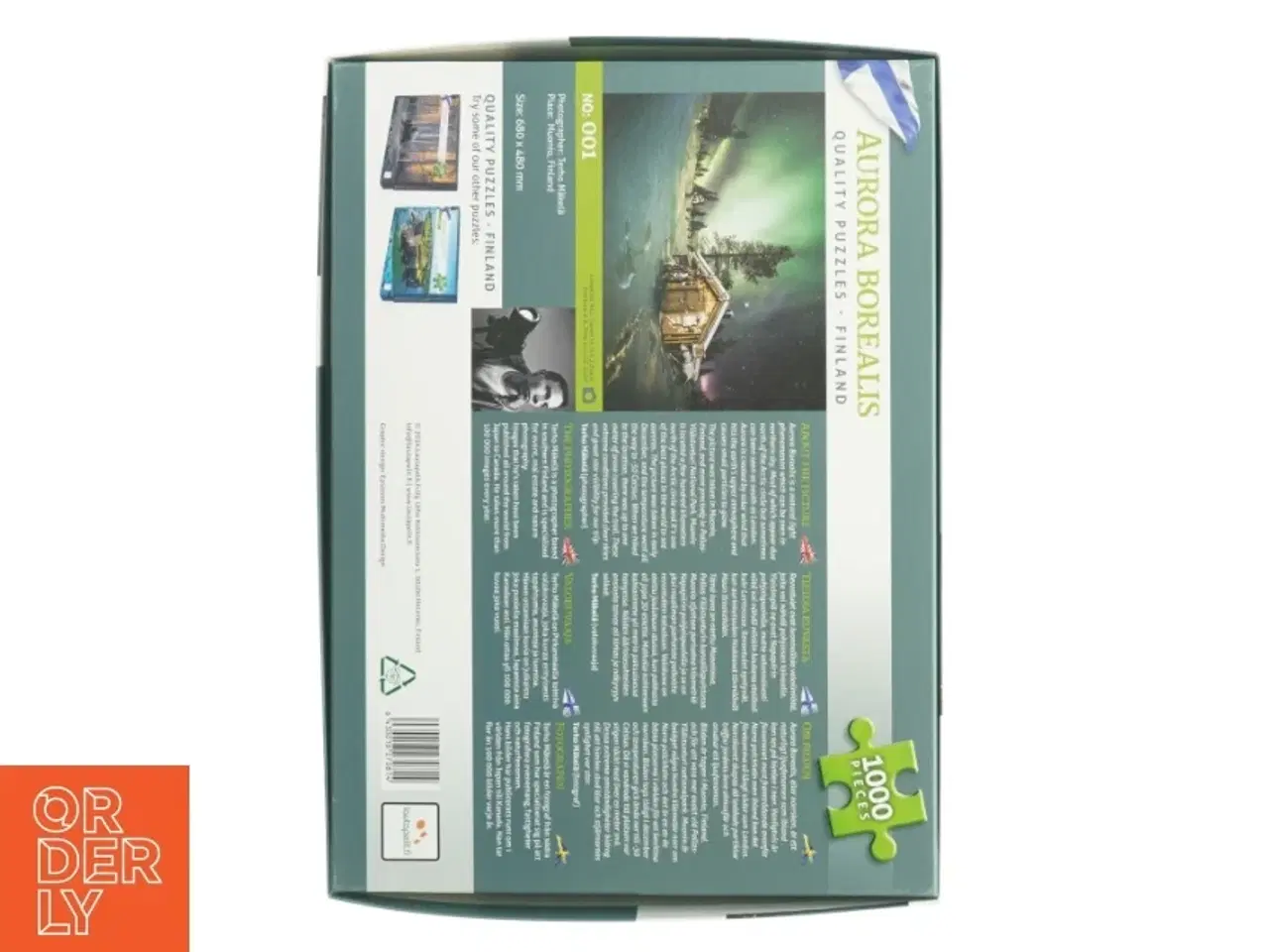 Billede 3 - Puslespil med Aurora Borealis motiv (str. 68 x 480 mm)