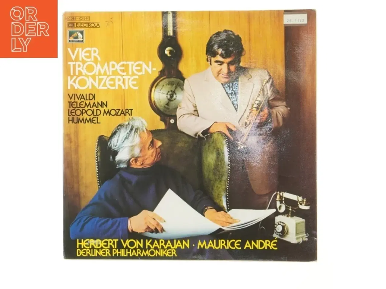 Billede 1 - LPer med trompetkoncerter af Vivaldi, Telemann, Mozart og Hummel