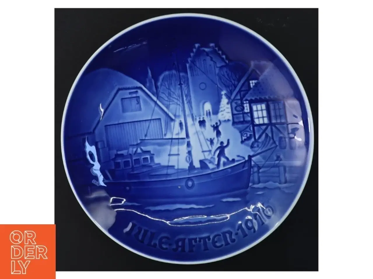 Billede 1 - Juleaften platte 1976 fra B&G (str. Ø 18 cm)