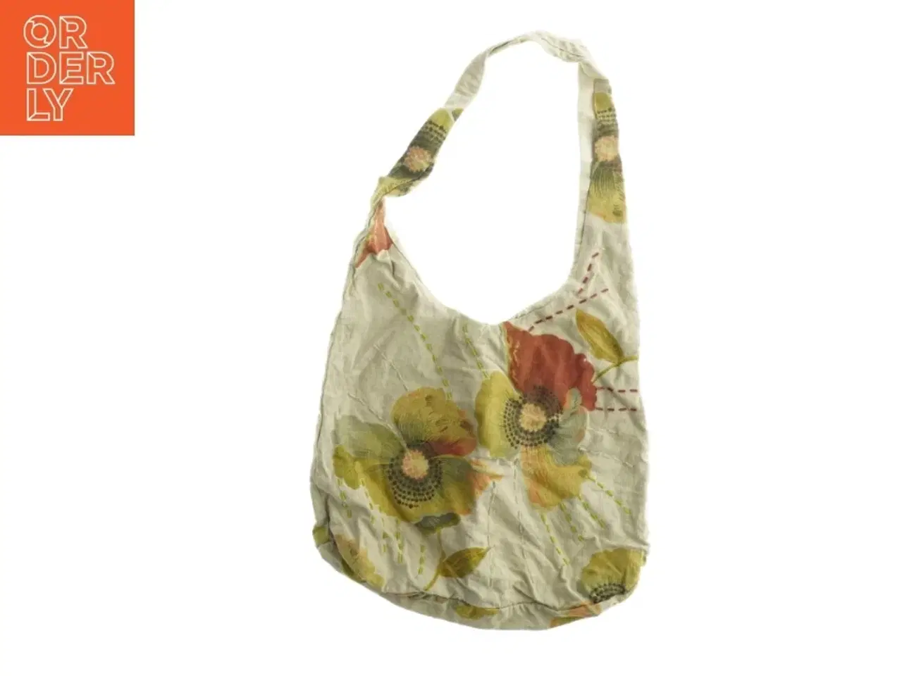 Billede 2 - Blomstret stofpose