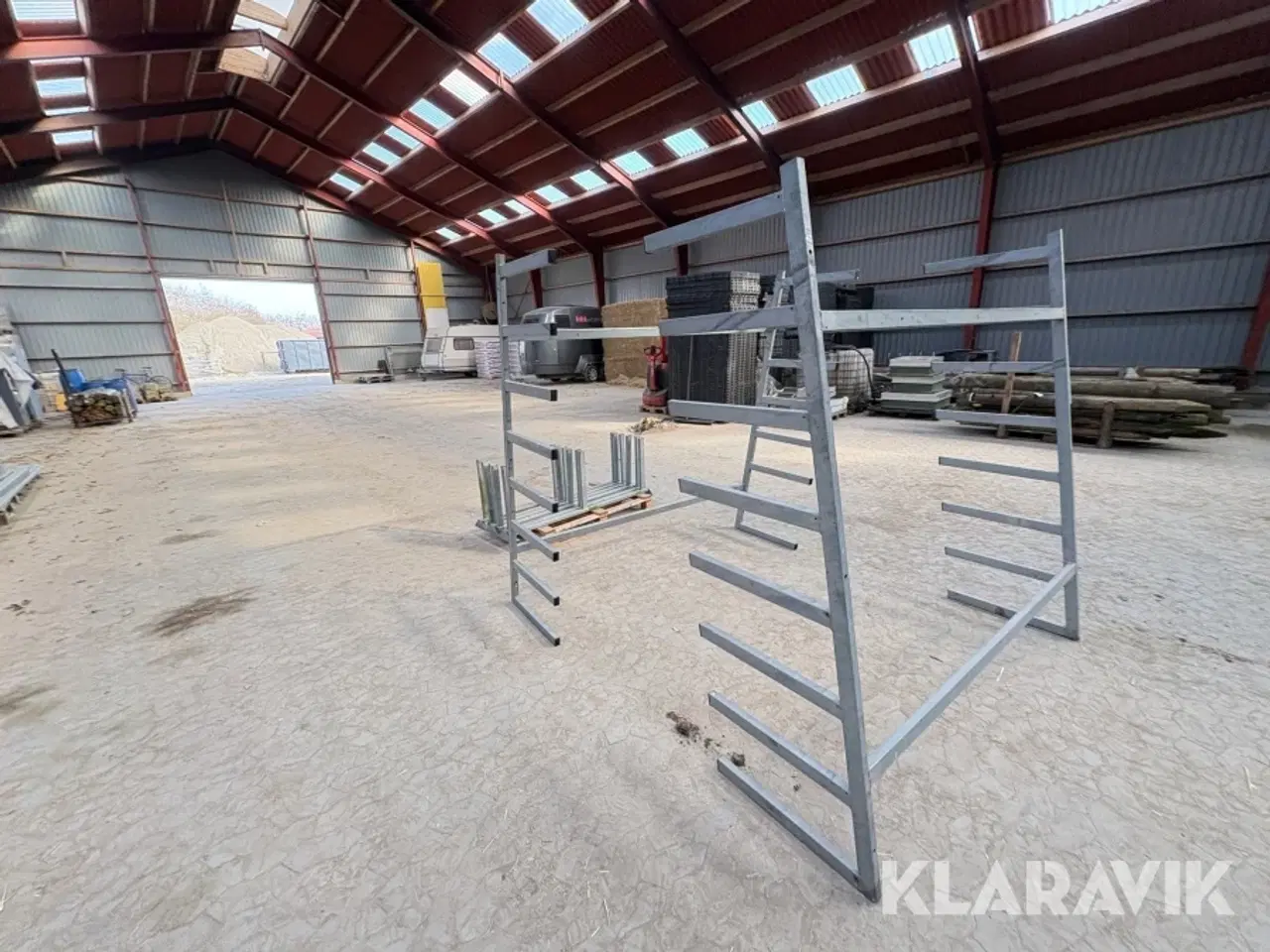 Billede 3 - Stål/gren reoler 2 styk