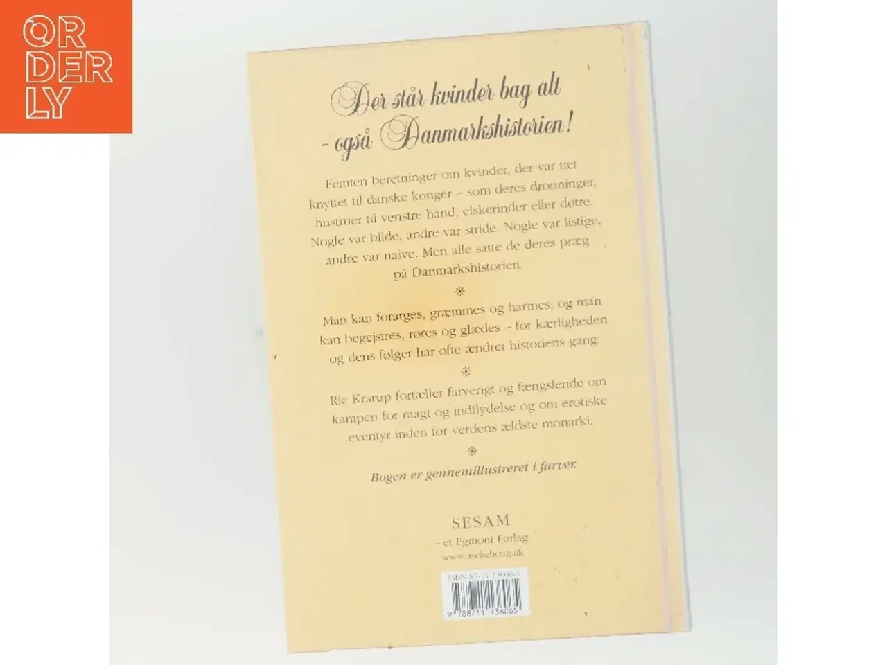 Billede 3 - Kvinder fra danmarkshistorien : kvindelist og kongelast af Rie Krarup (Bog)