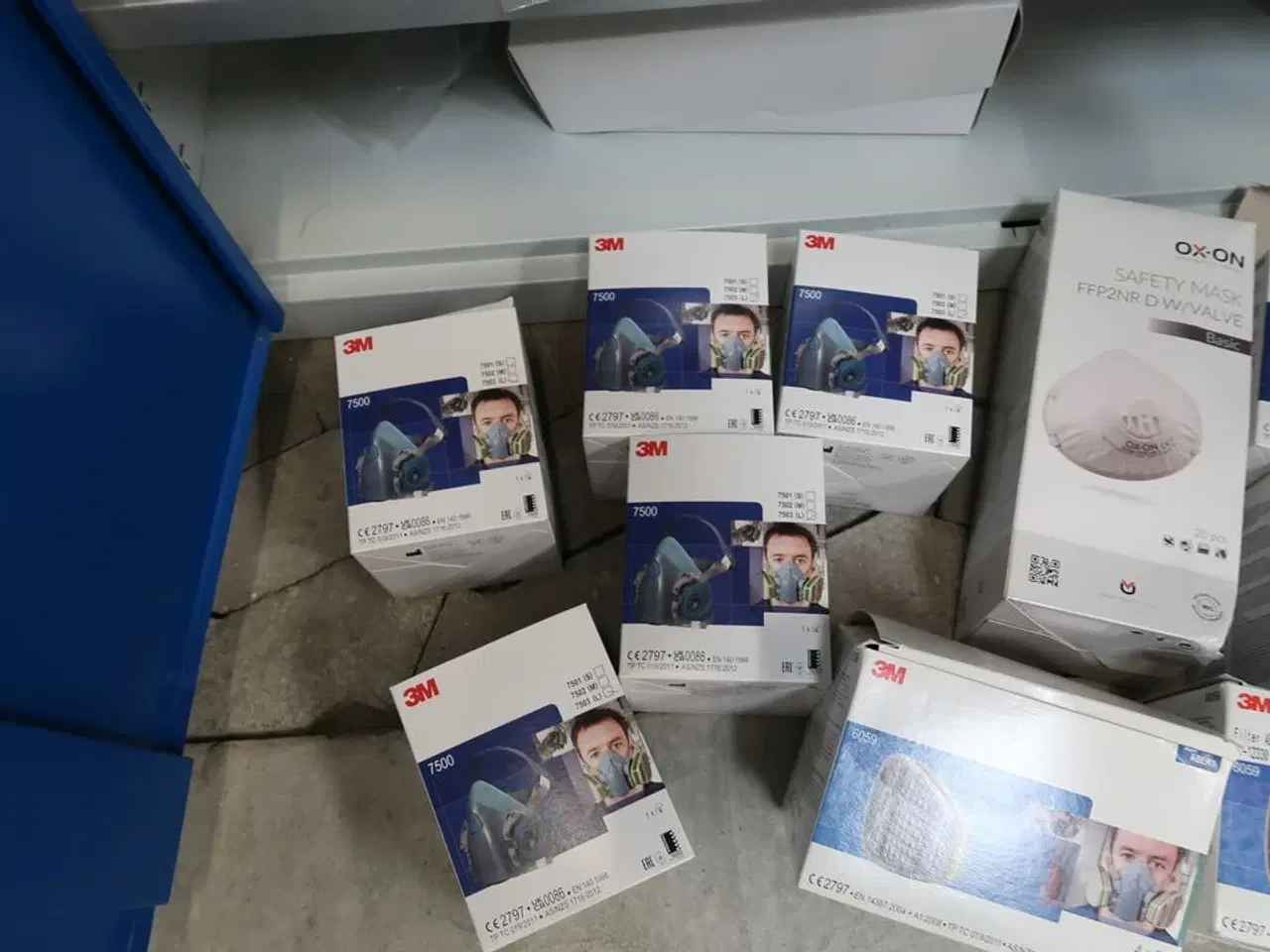 Billede 6 - Div. Åndedrætsværn 3M, filtre, masker m.m.