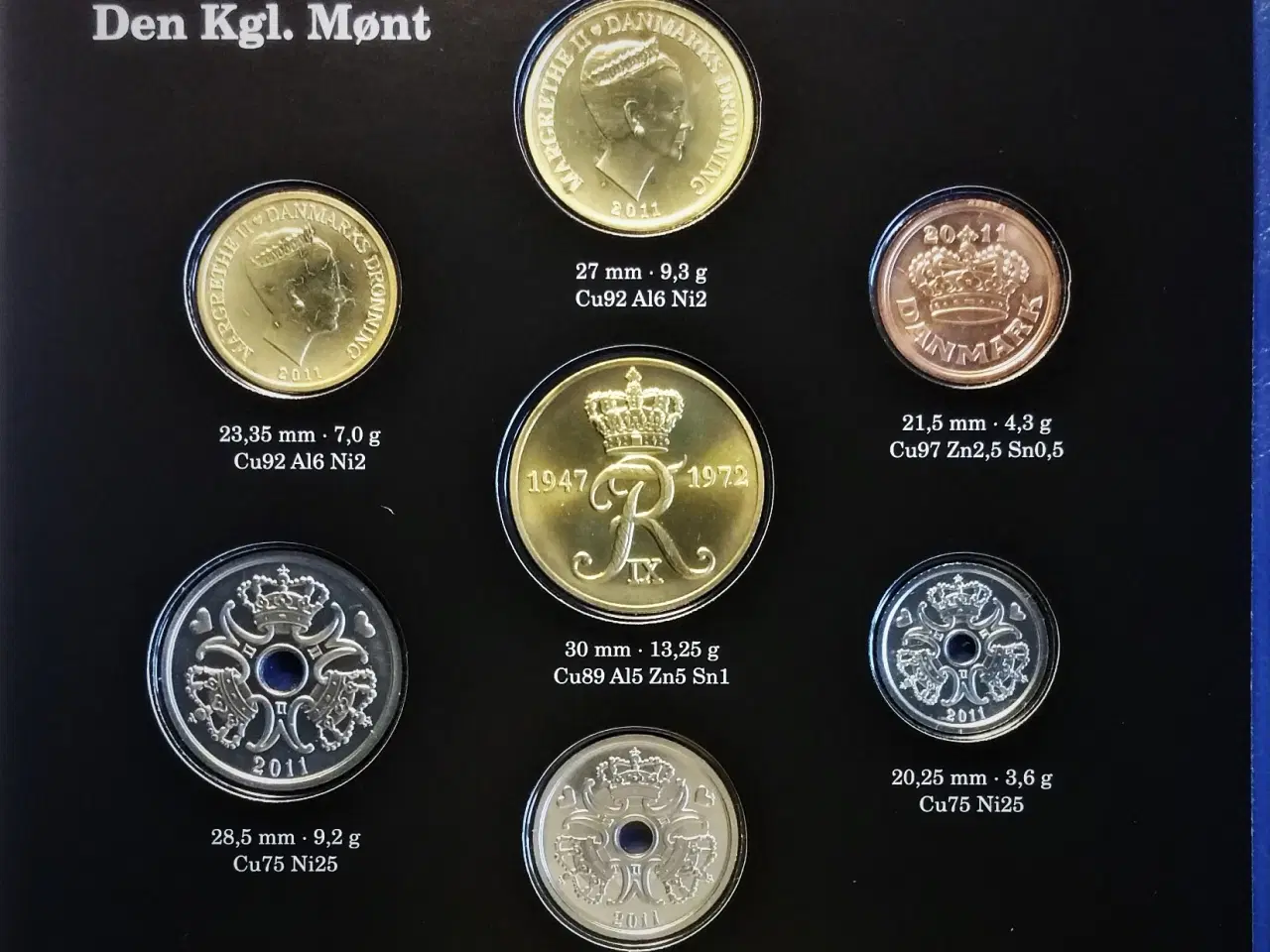 Billede 4 - DET KGL MØNTSÆT 2011 med KONG FREDERIK IX